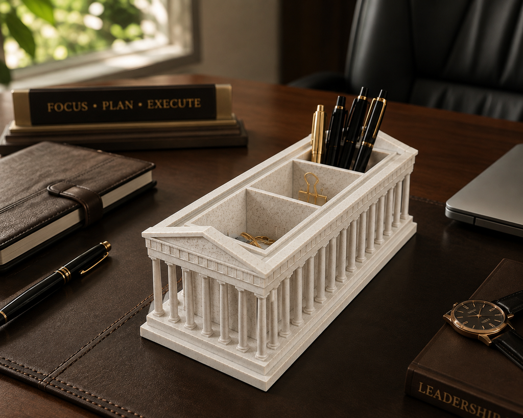 Parthenon Pen Holder